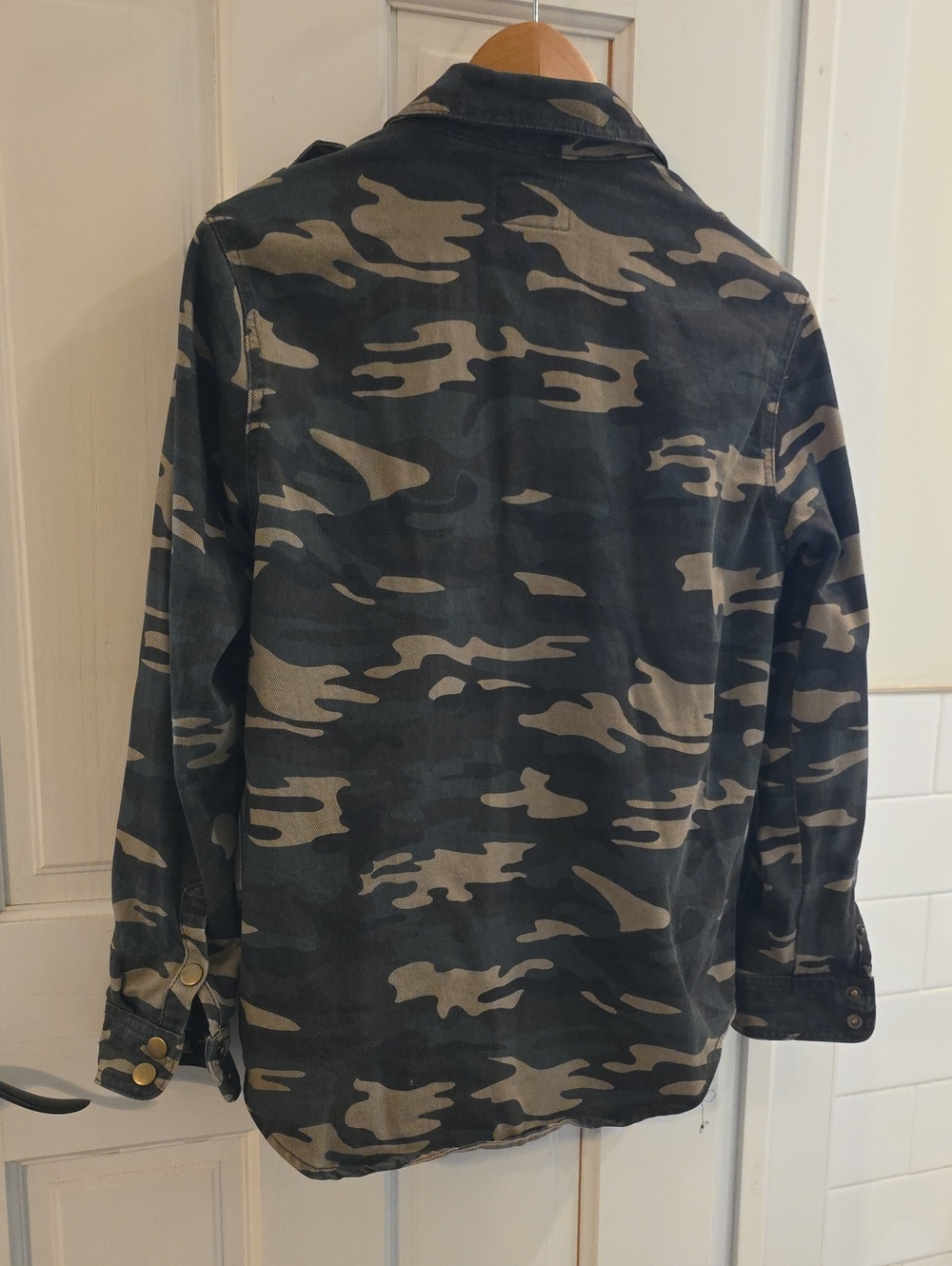Forever 21 Camo Utility Jacket in Olive and Navy - Picture 4 of 5